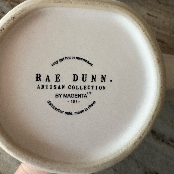 Rae Dunn Cream Mug with 'Made With Love' Charm - Picture 2 of 3